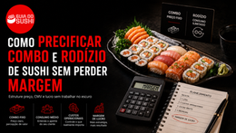 Como precificar combo e rodízio de sushi sem perder margem