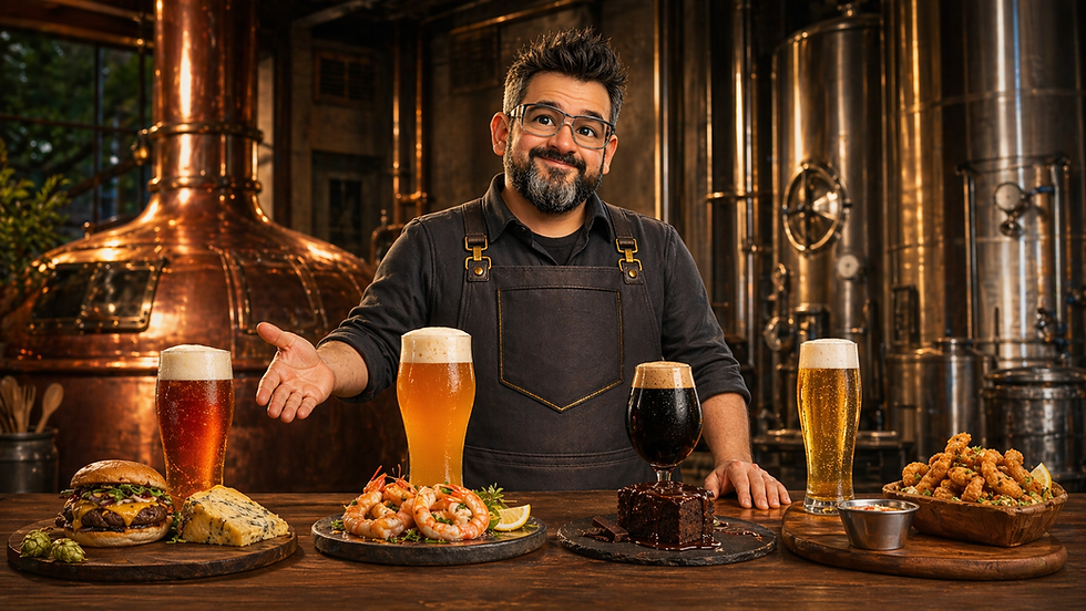 Harmonização de cerveja artesanal com comida: guia prático por estilo