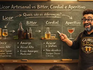 O que é licor artesanal e como ele se diferencia de aperitivos, bitters e cordiais