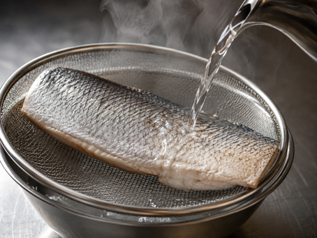 Yubiki: Como Escaldar a Pele do Peixe para Sushi