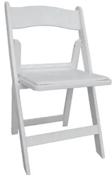 white padded chairs