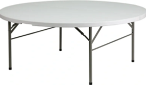 5' round tables