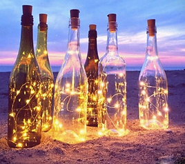 fair light wine bottles