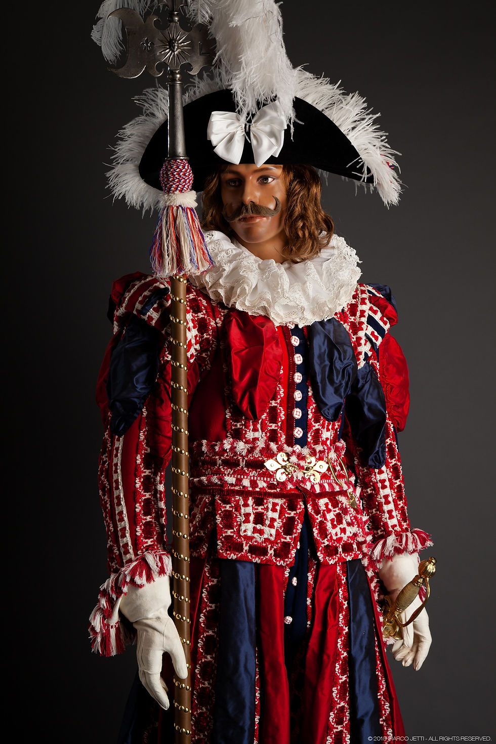 Miniature : Cent-suisse du Roy, c.1690