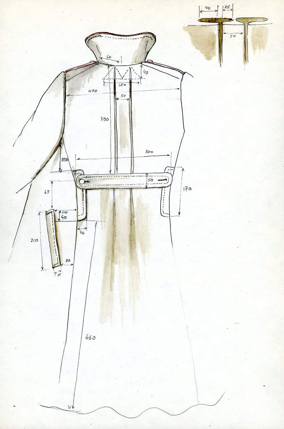 Miniature : Manteau russe 1854-77