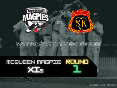 McQueen Magpie XIs - Round 1 vs St Kilda