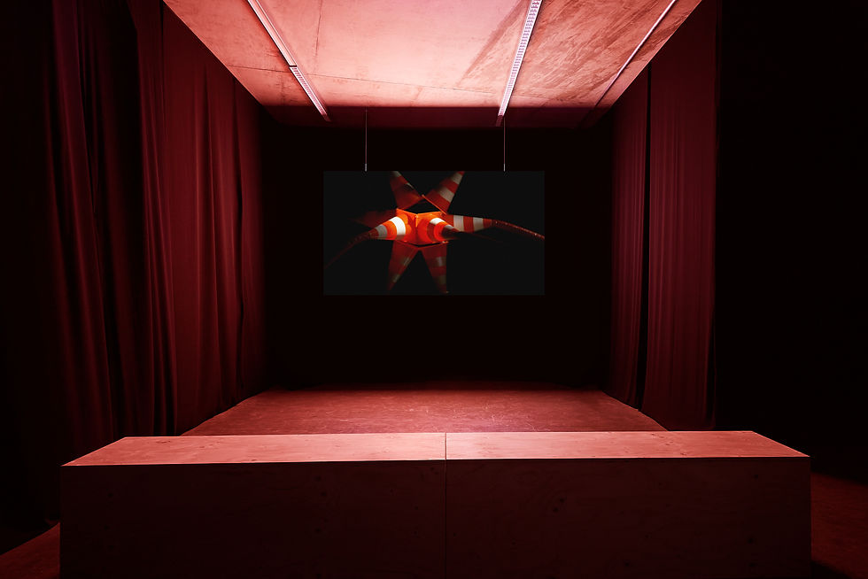 Installation view at Almanac, London