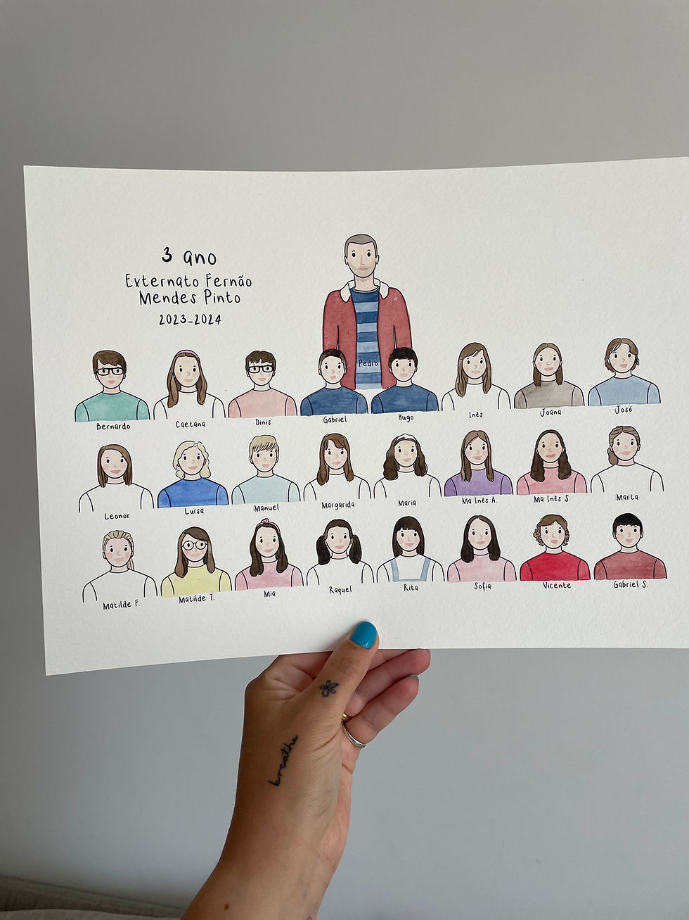 Miniatura: Ilustração 'A minha turma'