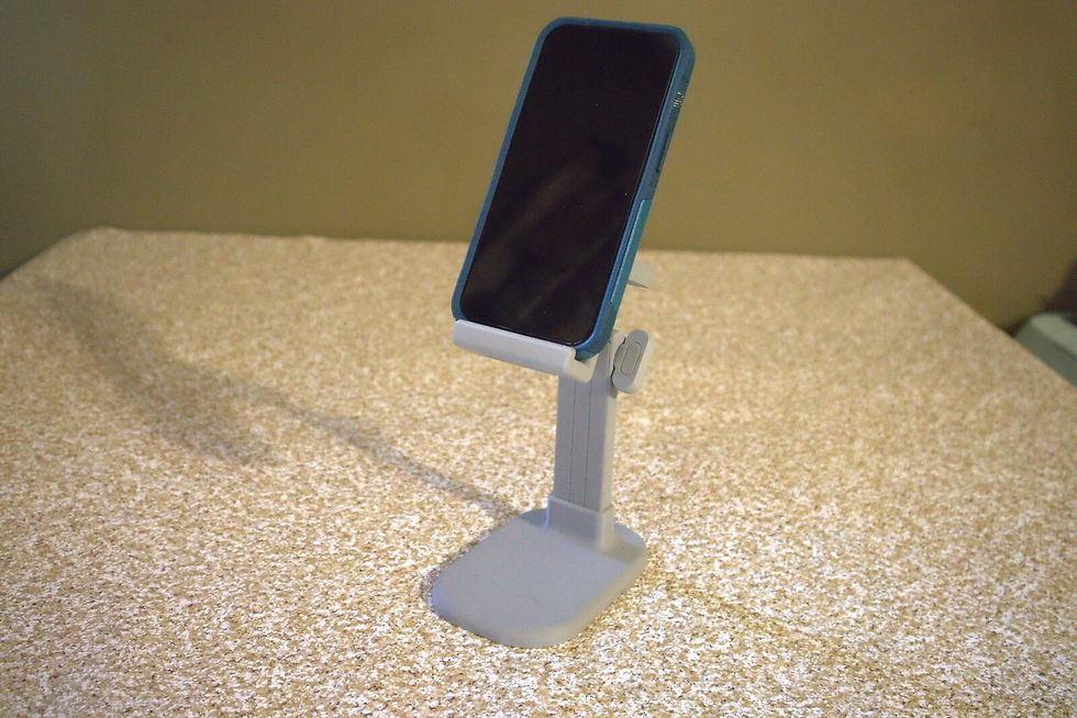 TNJ Makeables Tall White Phone Stand — IMG_1419-web.jpg