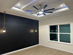 Master Bedroom accent wall.