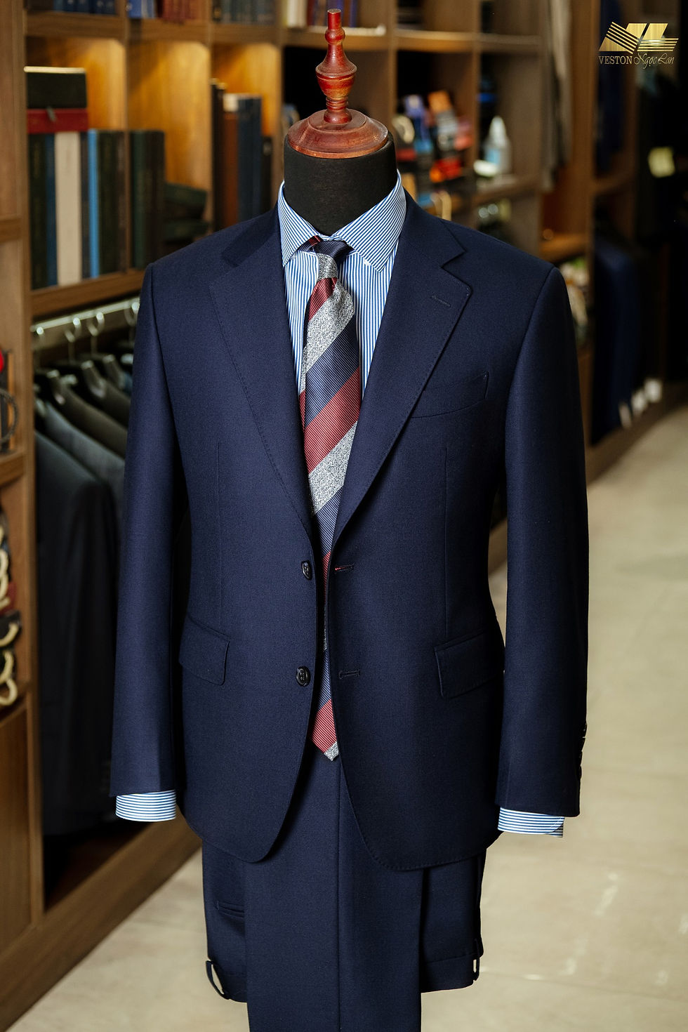 DARK NAVY BESPOKE SUIT BY VESTON NGOC LAN