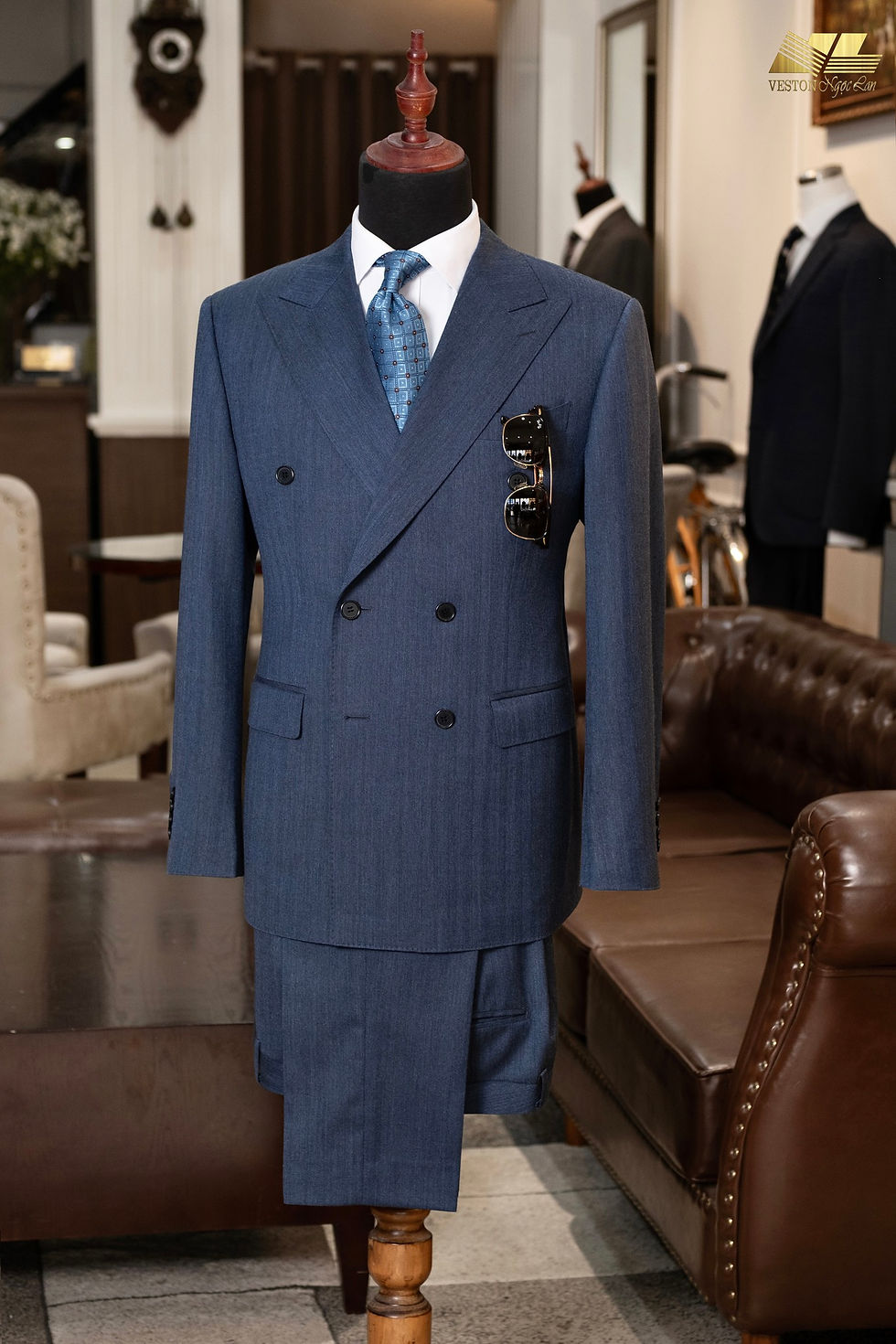 HERRINGBONE SUIT – BESPOKE BY VESTON NGOC LAN
