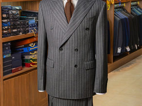 BESPOKE FLANNEL GREY SUIT BY VESTON NGOC LAN