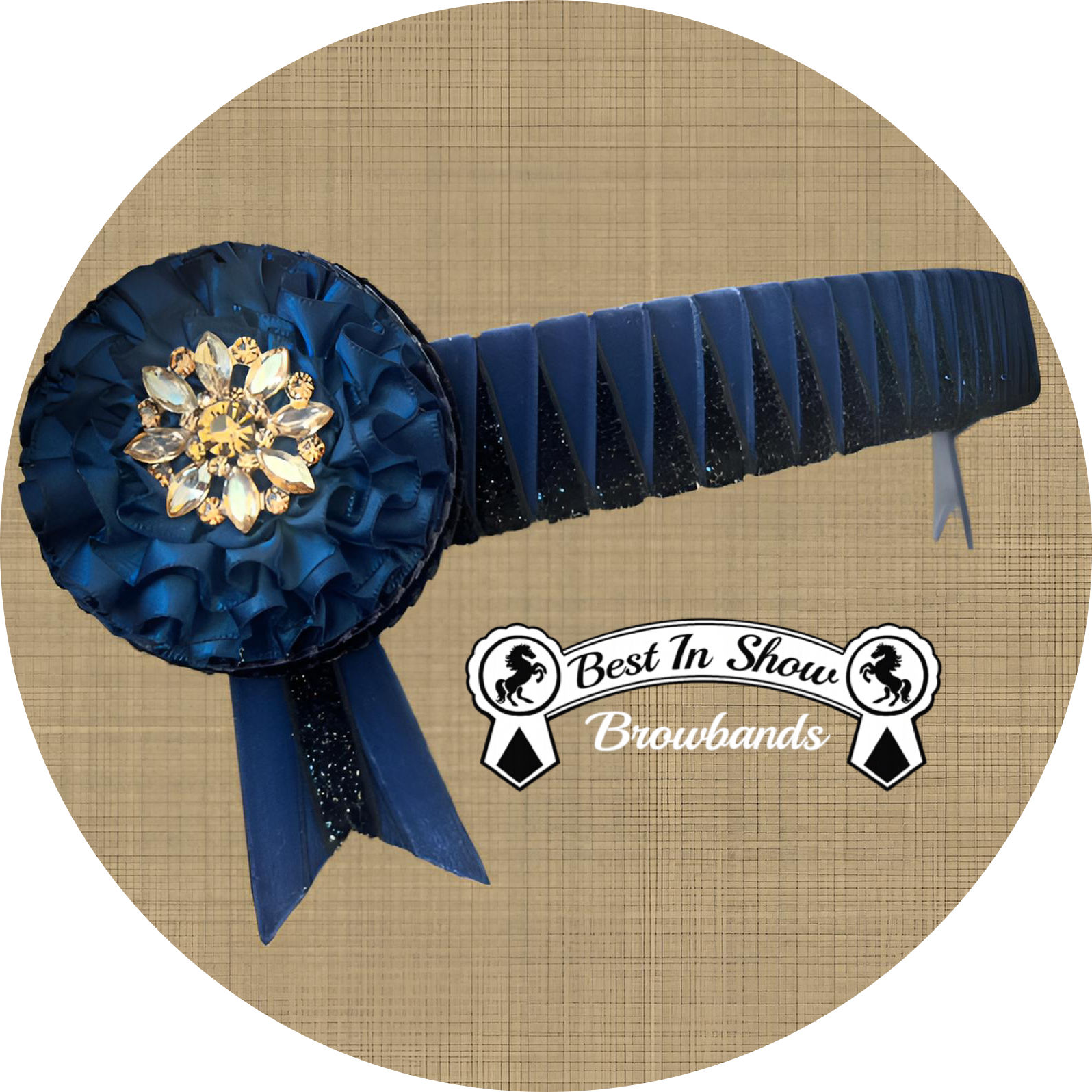 Navy Black Sharkstooth