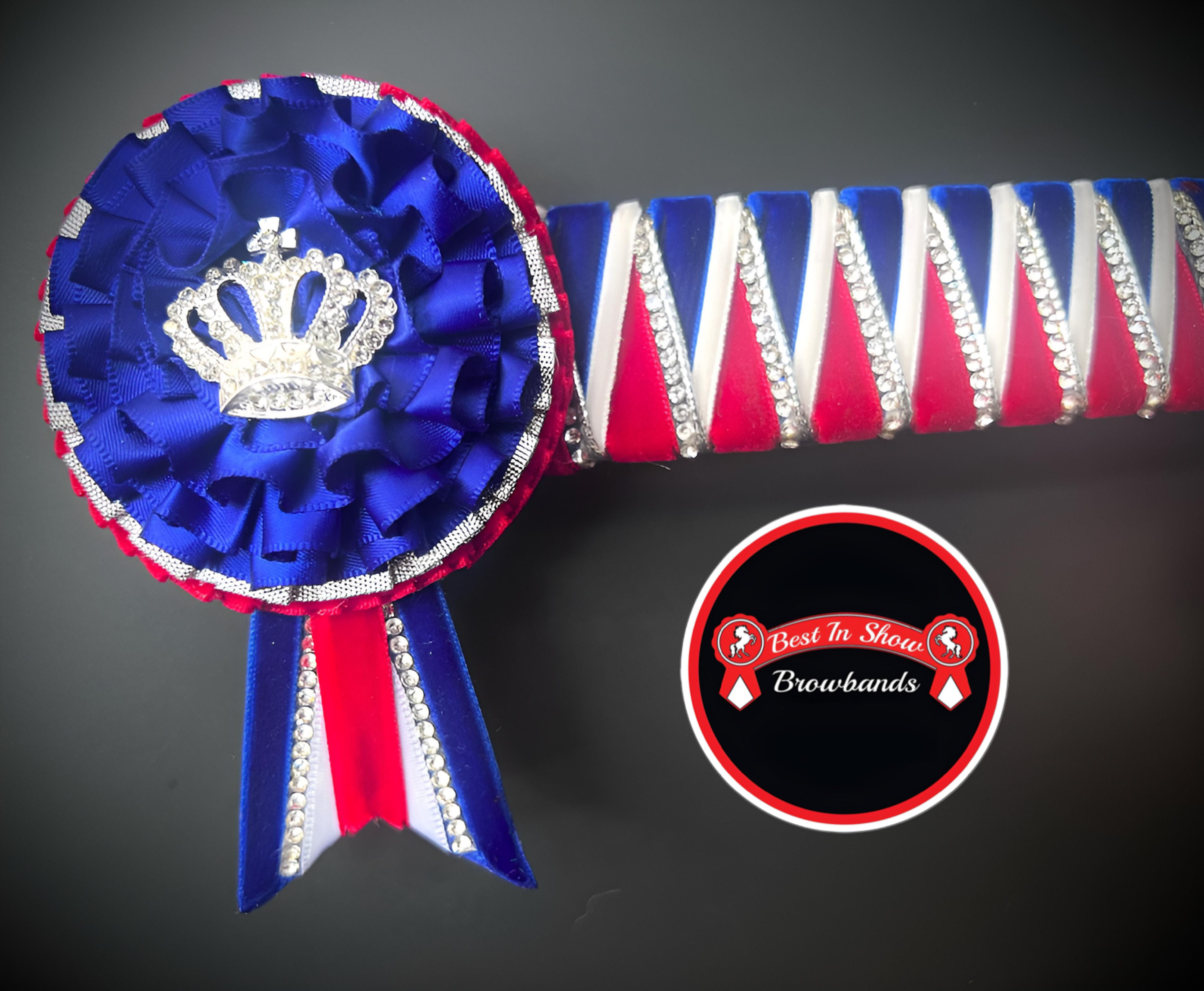 Royal Red White Silver