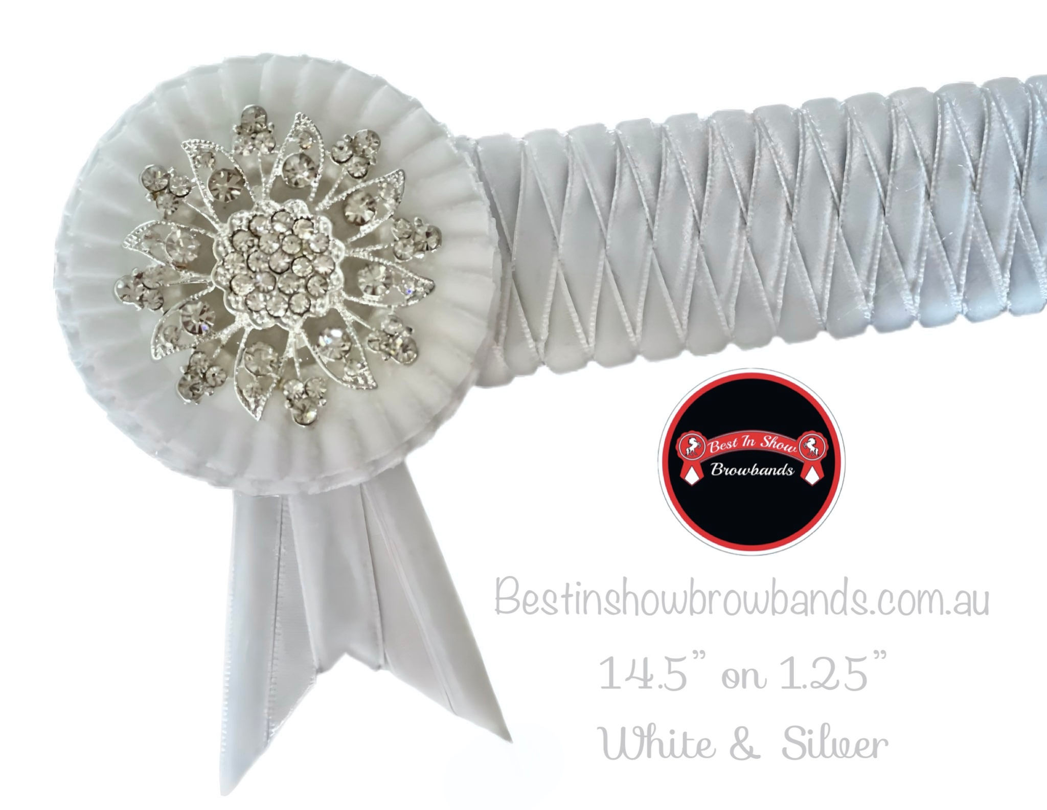 14.5” White Velvet