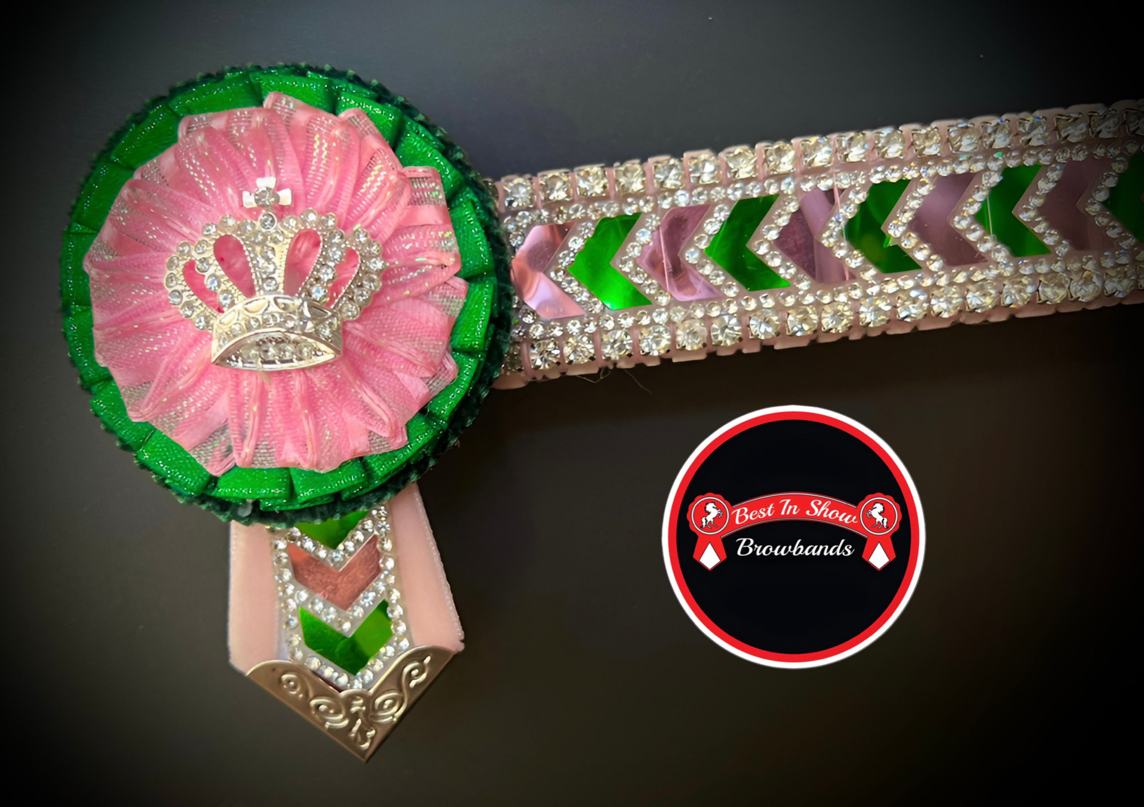 13.5” on 1” Pink Green