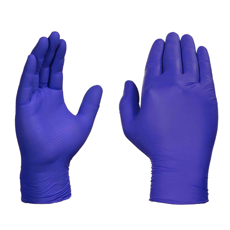 Thumbnail: Exam Indigo® Nitrile Gloves -  Textured / Powder Free