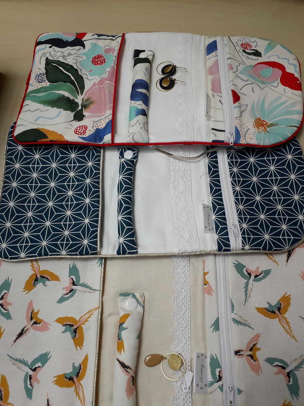 Miniature : Trousse à bijoux géométrique