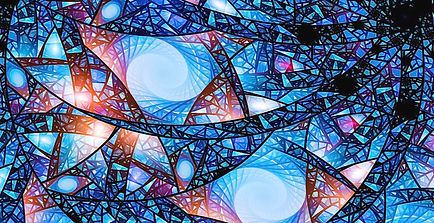 Stained Glass Fractal Window