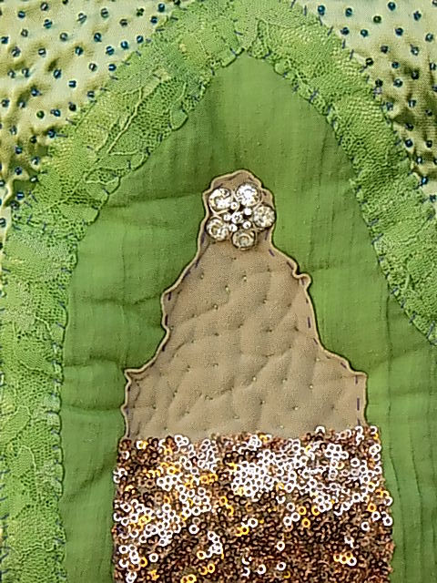 With Diwali approaching 'beneath the folds with Christine Cunningham' explores India with abstract images of Buddha, Temples and Elephants from her Natural Collection. Click on image for link to mrxstitch magazine and indulge in the light reflective embellishments decorating traditional techniques.