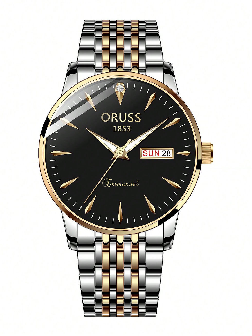 Miniatura: Reloj ORUSS Hombre Luminoso Semana Fecha Resistente Agua