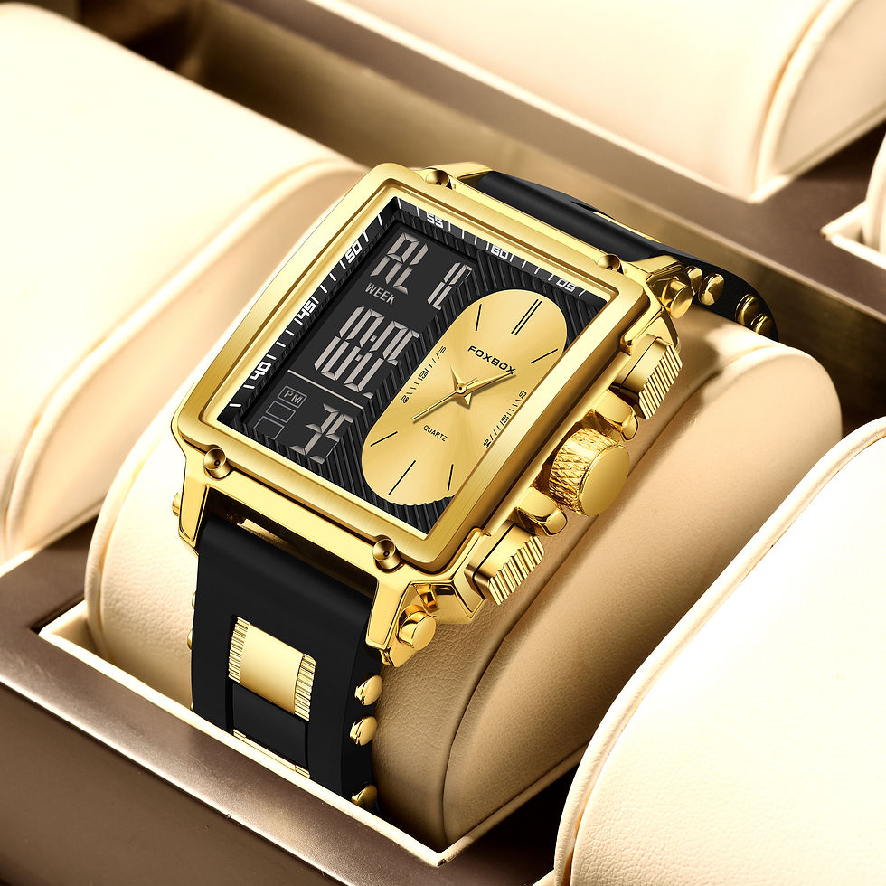 Miniatura: Reloj Hombre FOXBOX Elegante Digital Luminoso Resistente al Agua