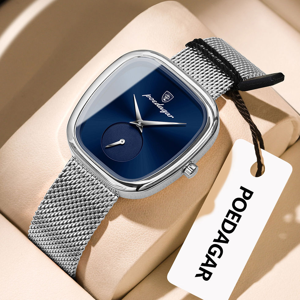 Miniatura: Reloj POEDAGAR Mujer Acero Inoxidable Resistente al Agua