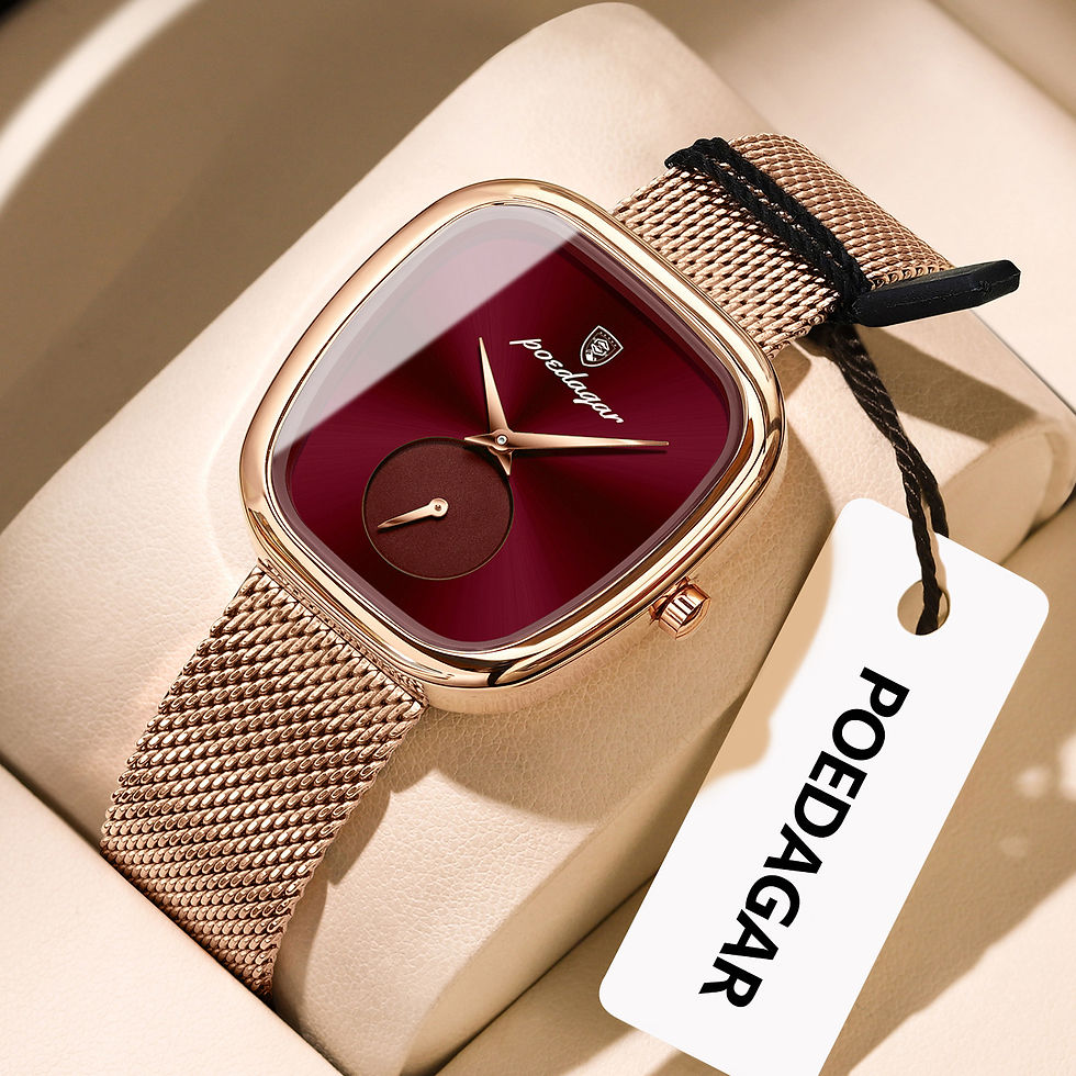 Miniatura: Reloj POEDAGAR Mujer Acero Inoxidable Resistente al Agua