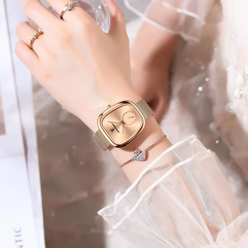 Miniatura: Reloj POEDAGAR Mujer Acero Inoxidable Resistente al Agua