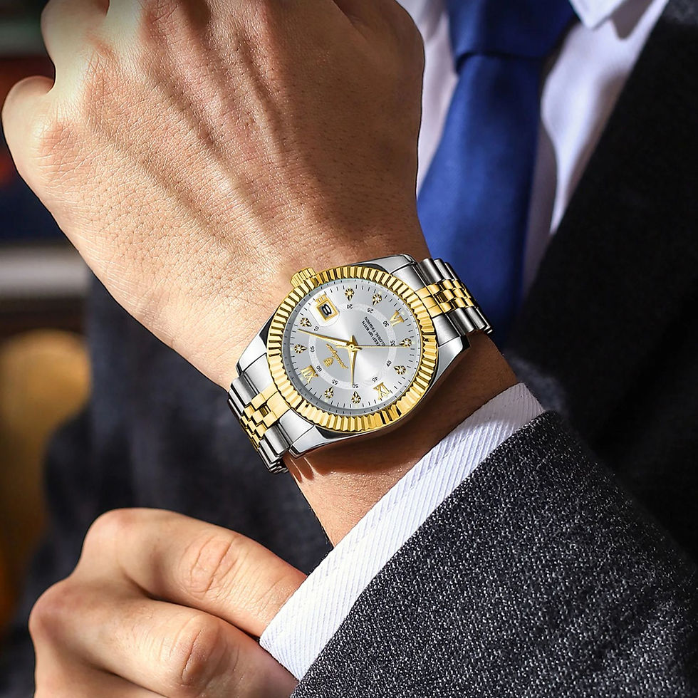 Miniatura: Reloj POEDAGAR Hombre Acero Inoxidable con Fecha