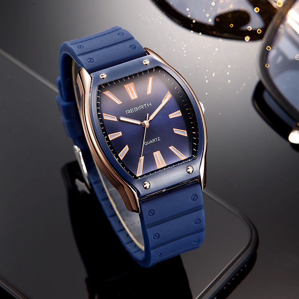 Miniatura: Reloj Hombre Casual Correa Silicona Cuarzo Unisex Colores