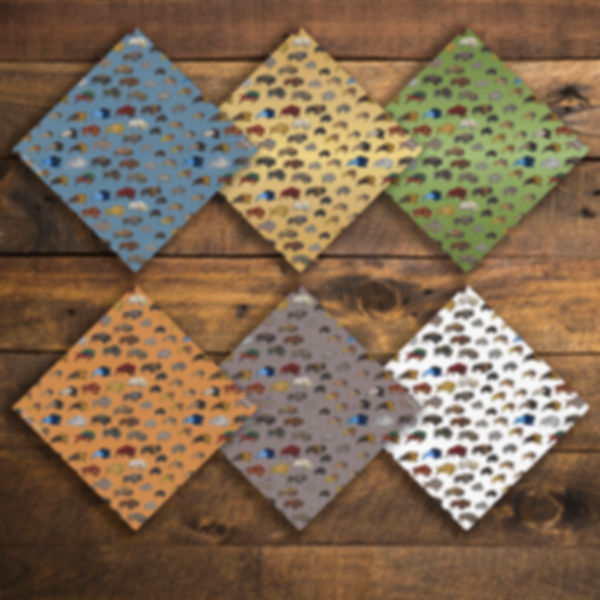 Bison Scarves & Bandanas by MaryBeth Timothy