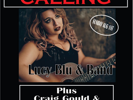 Lucy Blu & Band to headline our August Show
