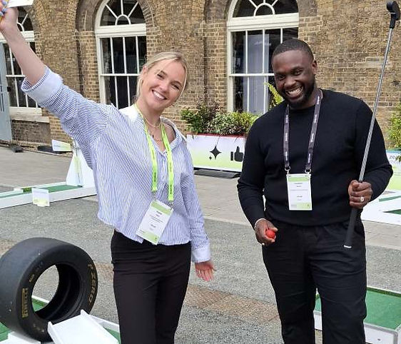 Hole in one at the F1 Tyre Hole