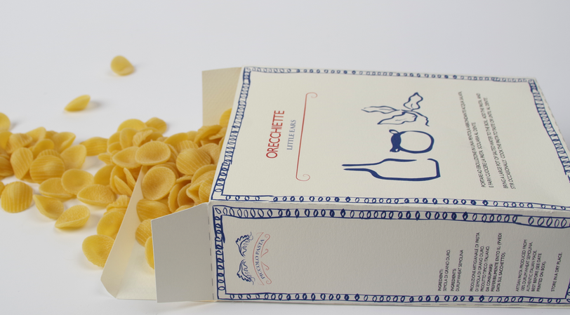 Side of Orechiette packaging