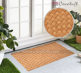 Grid Pattern Recycled PET Doormat
