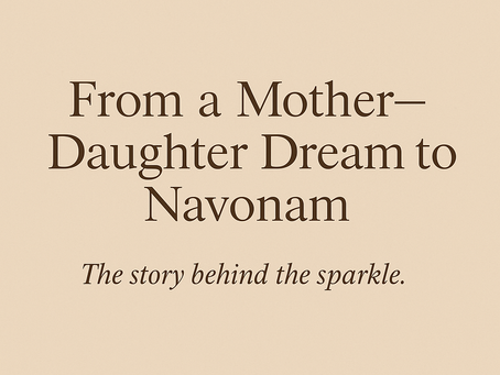 The Heartfelt Journey of Navonam Jewelry: More Than Just Accessories