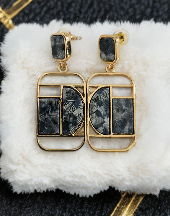 Modern Mosaic Geometric Earrings