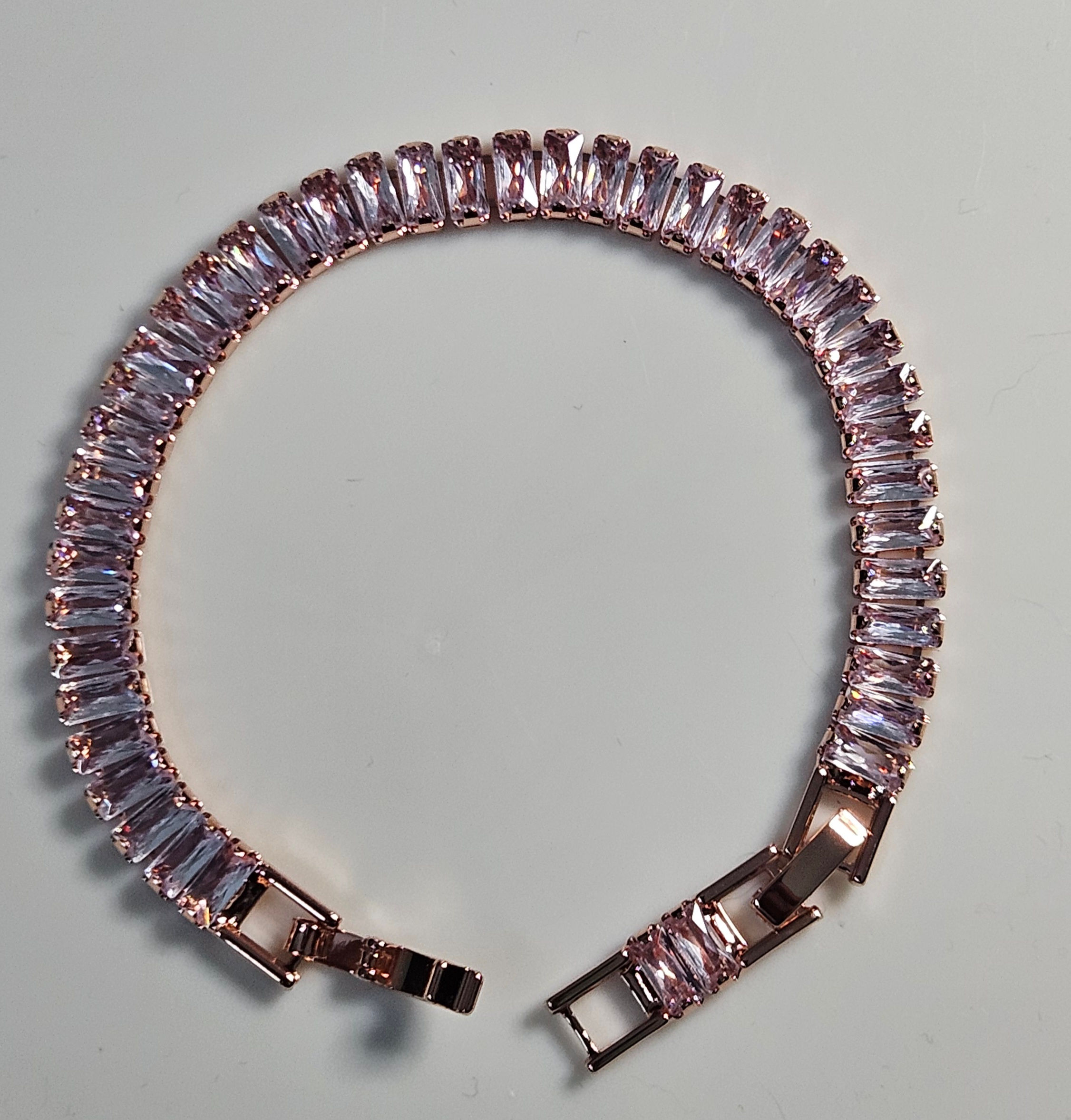 Rosé Radiance Baguette Bracelet