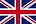 Flagge des Vereinigten Königreichs Großbritannien.