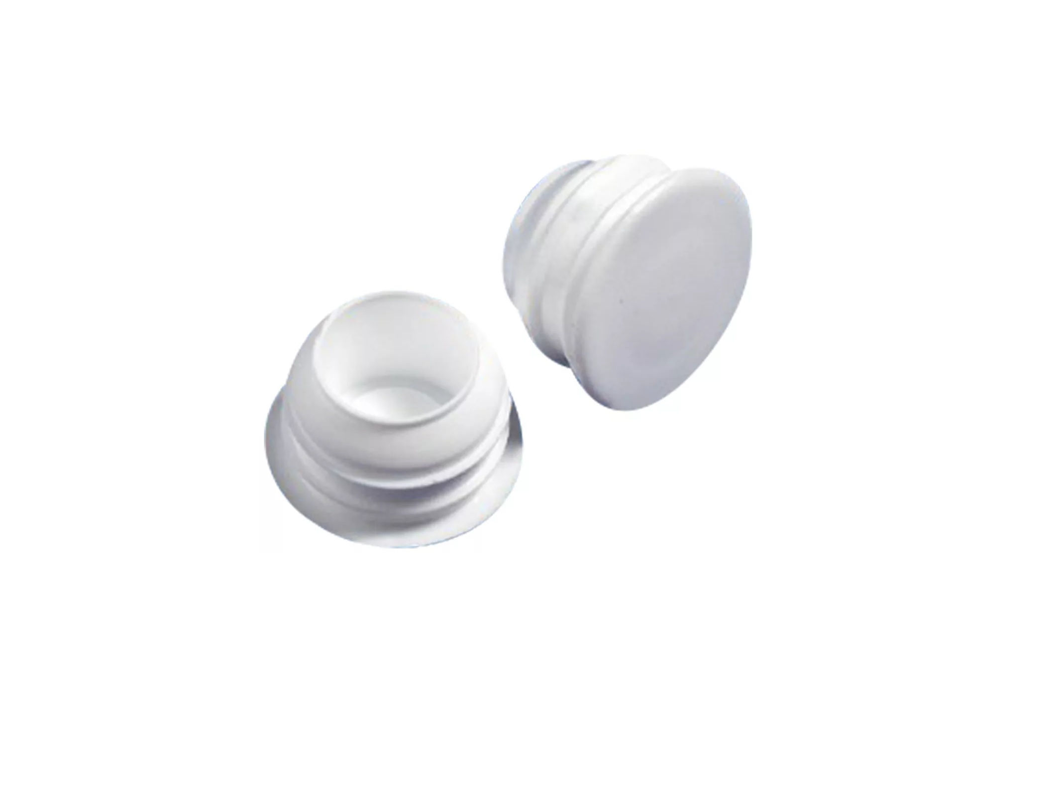 rewagi® Endstopfen Ø 10 mm, Weiß, 10 Stück – Zubehör für Raffrollo & Faltrollo