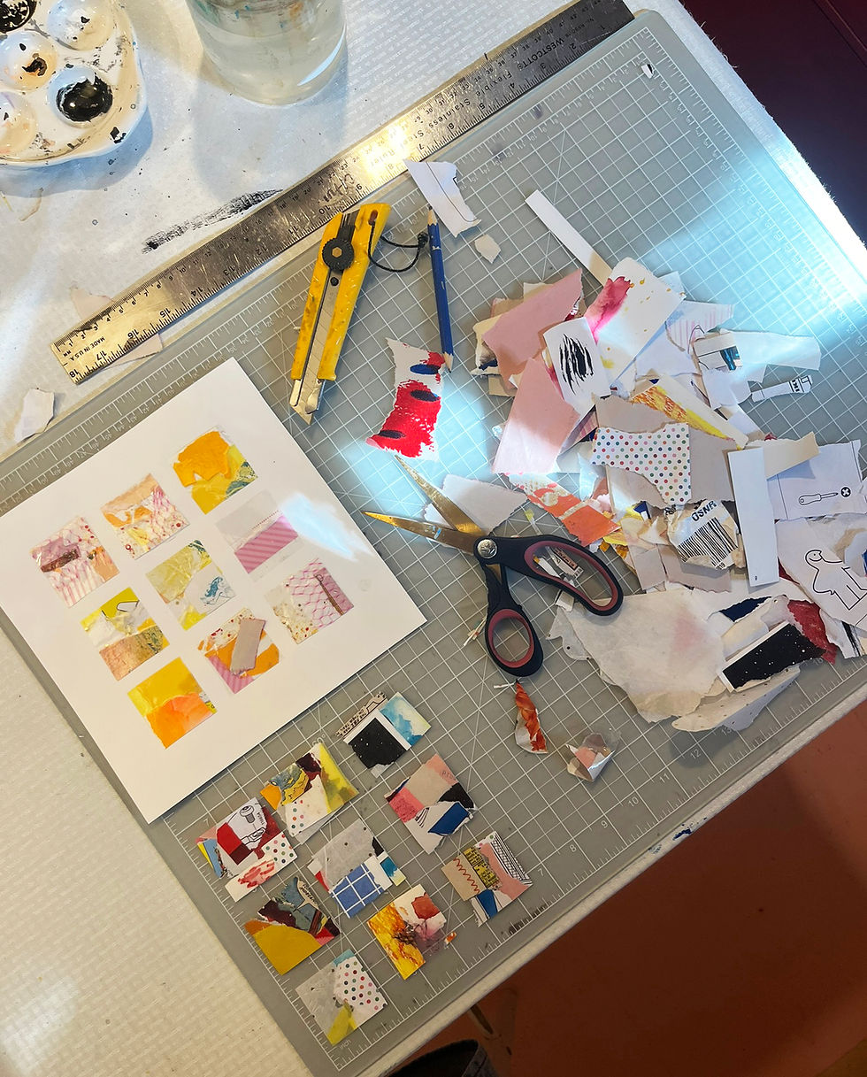 recent collage exercise I cant get enough of and have shared with my students