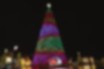 Giant outdoor Christmas tree at Hong Kong Winterfest, West Kowloon Cultural District