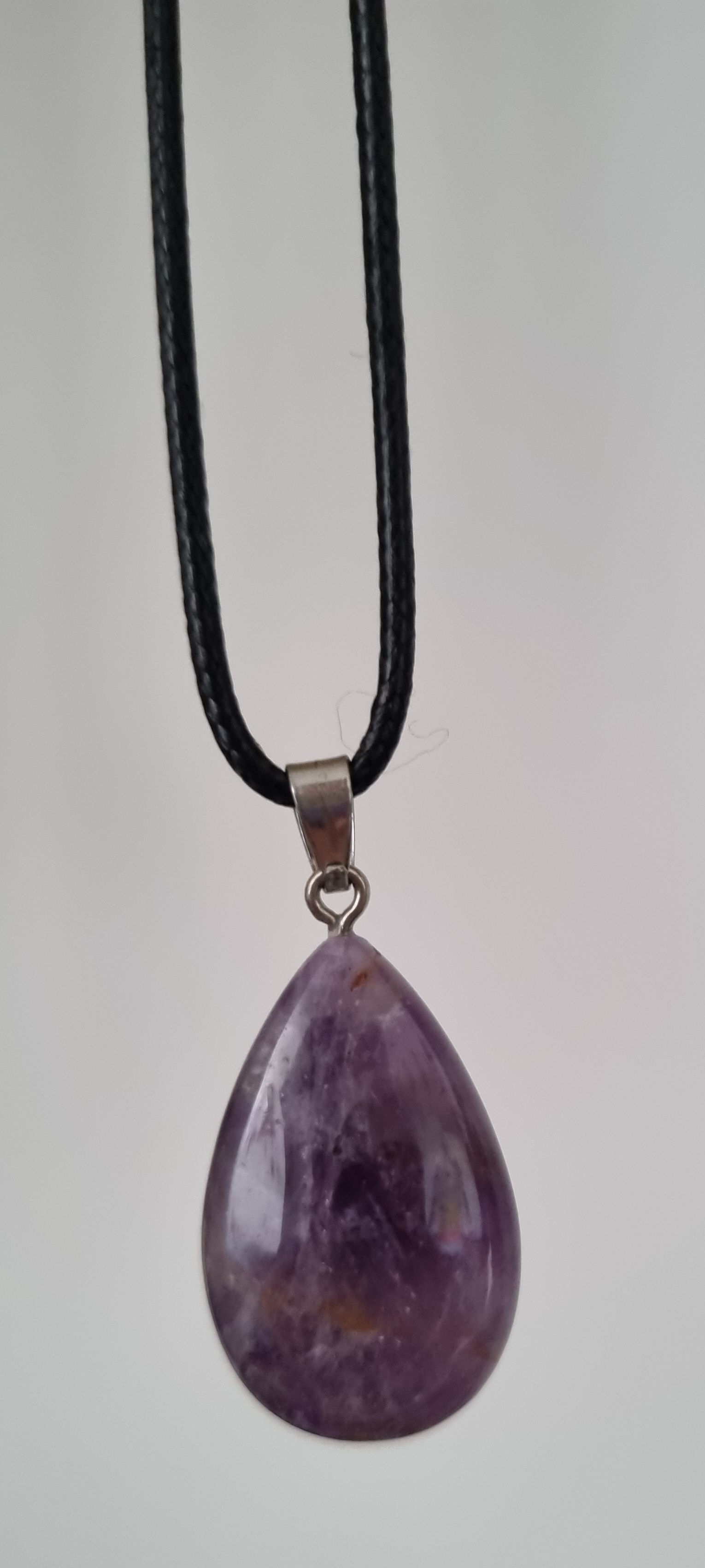 Amethyst Teardrop Pendant