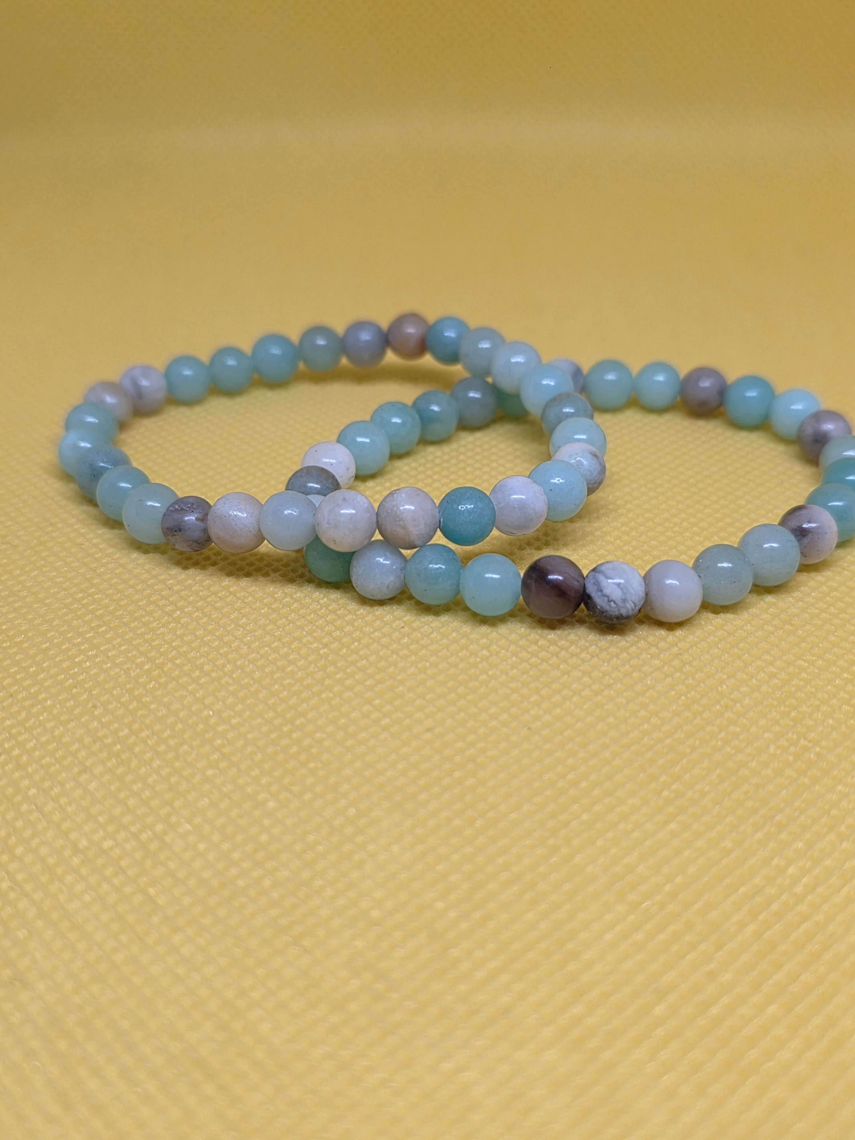Caribbean Calcite Crystal Beaded Bracelets