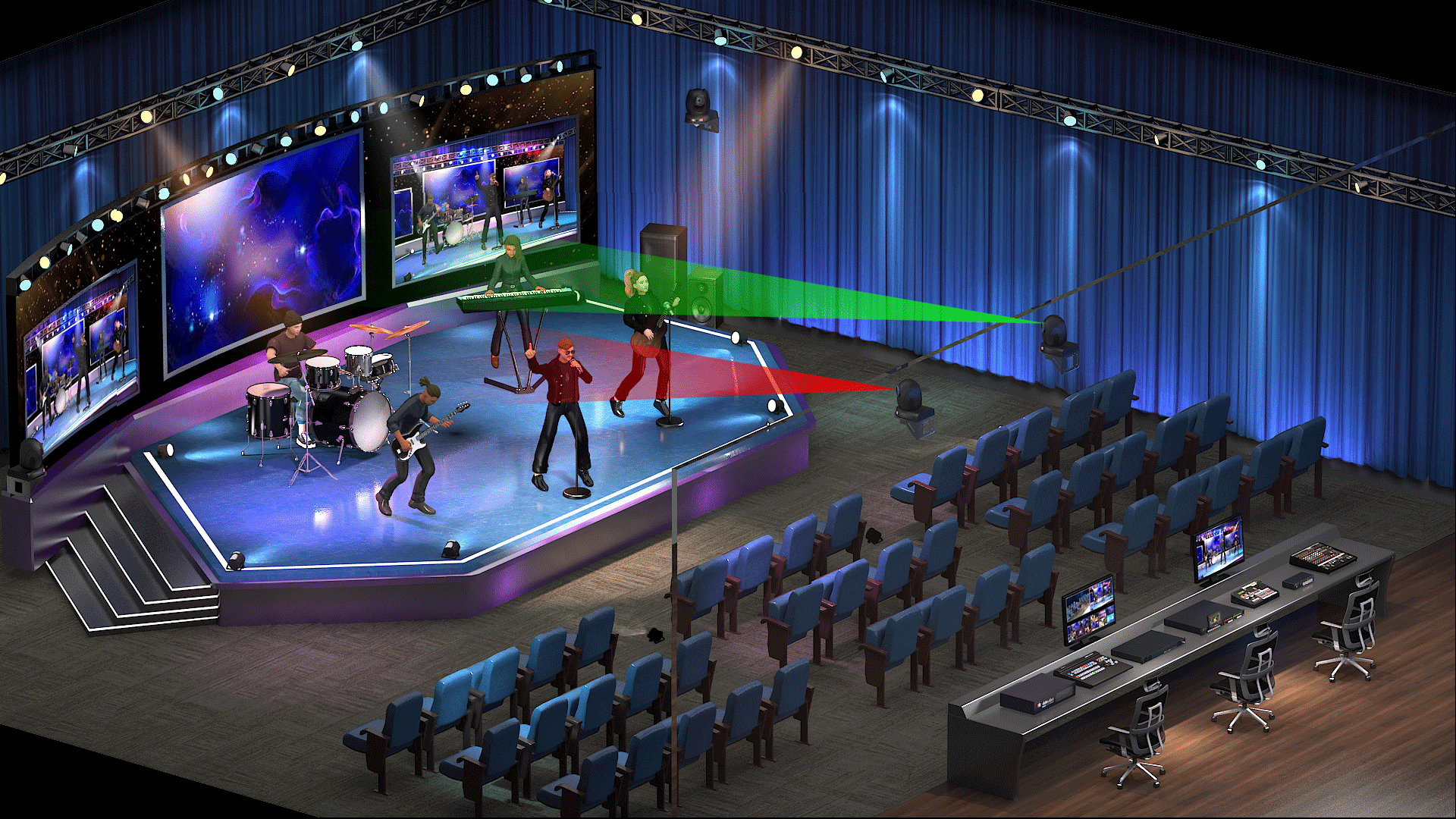 Datavideo AI 自動追蹤導播系統