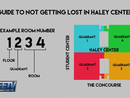 Navigating the Haley Center labyrinth