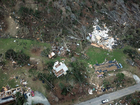 Support flows in following Lee County tornadoes
