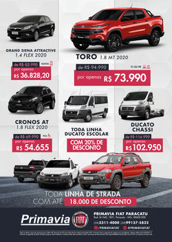 Flyer Venda Direta Primavia Fiat